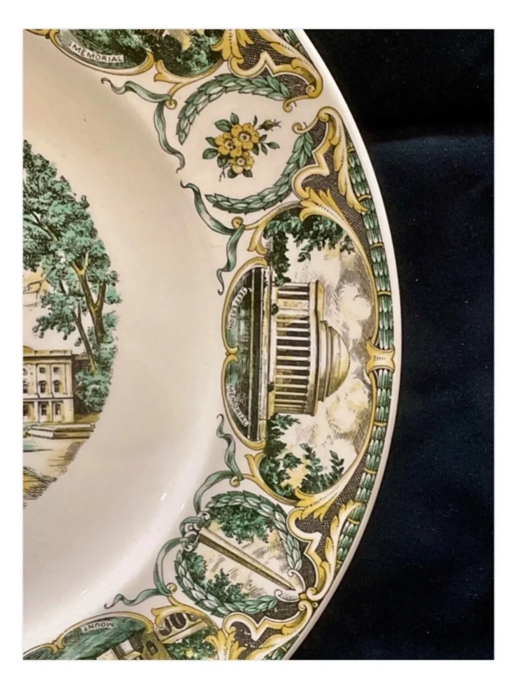 Vintage Capitol Washington D.C. Capsco Souvenir Plate 11
